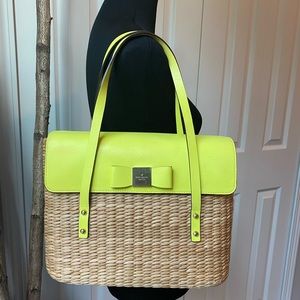 Kate Spade New York Wicker Purse